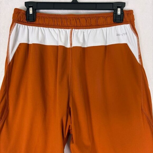 Nike Dri-Fit Texas Longhorns Orange Athletic Basketball Shorts Men's Medium - Picture 8 of 16